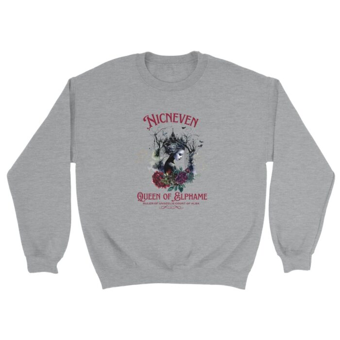 nicneven-ash-sweatshirt Faerie Queen Fleece