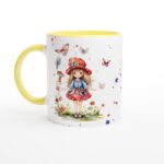 personalised-pixie-mug-yellow Cute Fairy Custom Cup