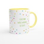 personalised-polka-mug-yellow-back