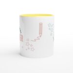 personalised-retro-mug-teacher-yellow-side