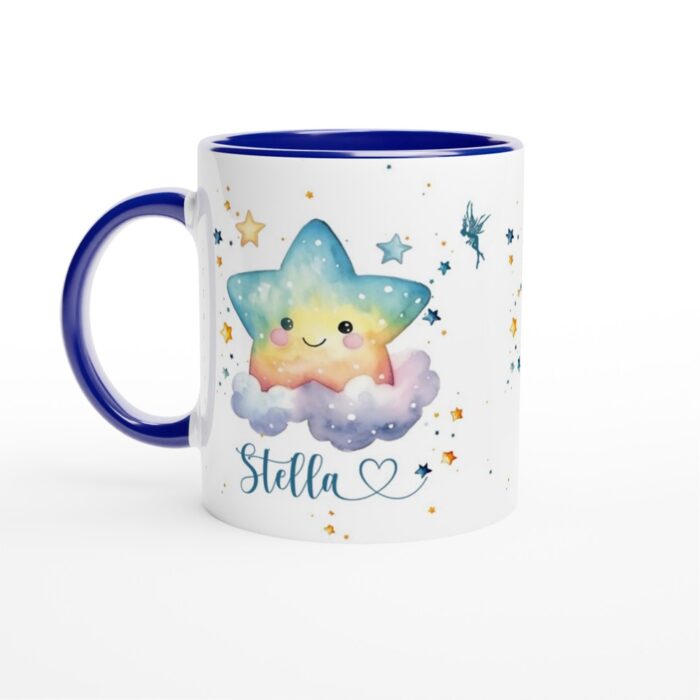 personalised-stars-mug-blue