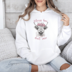 Highland Coo Hoodie Farmyard Fleece