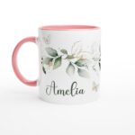 custom-name-leaves-mug-pink