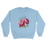 peony-sweatshirt-blue