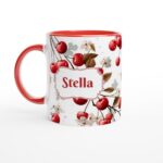 personalised-cherry-retro-mug-red