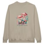 Funny Mycology fungi sweatshirt in sand colour