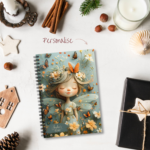 Personalised Floral Faerie Notebook, Ideal gift for Girls