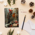 Customisable Red Robin Rider Fantasy A5 Spiral Notebook