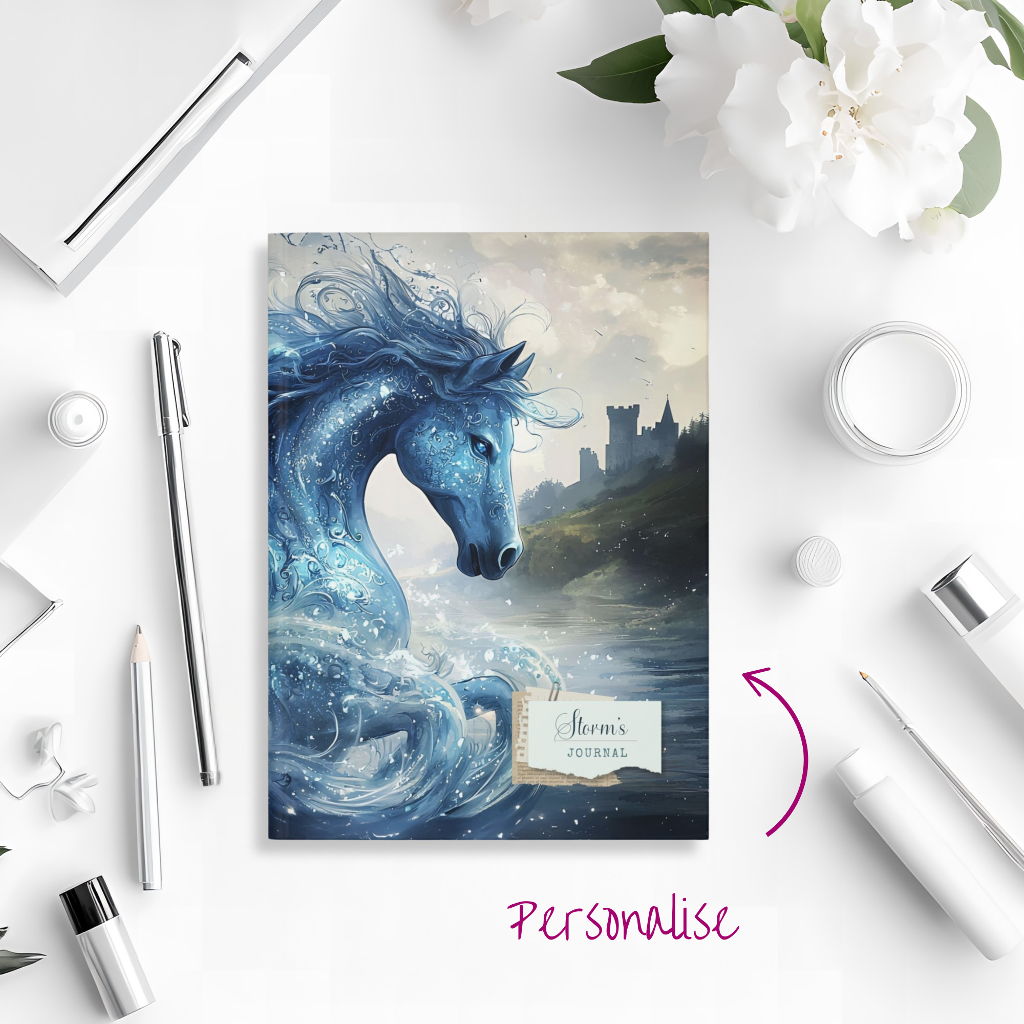 Kelpie Personalised Hardcover A5 Notebook